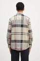 Abbigliamento Barbour camicia in cotone Renford OS Tartan Shirt MSH5514 beige