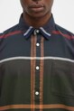 Barbour camicia in cotone Renford OS Tartan Shirt verde MSH5514