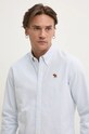 Košeľa Abercrombie & Fitch modrá KI125.4285.104