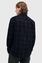 AllSaints koszula bawełniana DAYBREAKER LS SHIRT granatowy M033SB