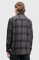 AllSaints koszula bawełniana SONIK LS SHIRT szary M037SB