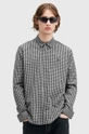 Хлопковая рубашка AllSaints NEO LS SHIRT M044SB чёрный