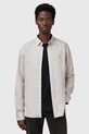 AllSaints koszula bawełniana HAWTHORNE LS SHIRT bawełna szary M150SB