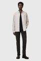 AllSaints koszula bawełniana HAWTHORNE LS SHIRT M150SB szary