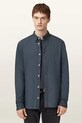 Βαμβακερό πουκάμισο AllSaints HAWTHORNE LS SHIRT μπλε M150SB