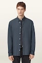 AllSaints cămașă din bumbac HAWTHORNE LS SHIRT albastru M150SB