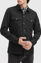 Abbigliamento AllSaints camicia in cotone SPOTTER LS SHIRT M154SB nero