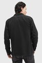 Хлопковая рубашка AllSaints SPOTTER LS SHIRT чёрный M154SB