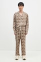 Drôle de Monsieur cămașă de mătase La Chemise Renzo E.SH187.SE006.BG bej