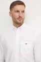 Хлопковая рубашка Gant 3000200 белый