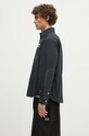 Human Made koszula bawełniana Stitch Work Shirt HM28SH017 czarny AW24