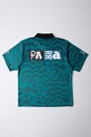 by Parra polo shirt Sports Flage Polo Shirt 52102 turquoise AW24