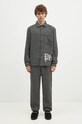 Košile s příměsí vlny PLEASURES Cross Work Shirt P24F036