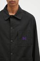 Bavlněná košile Needles D.N. Coverall černá PU238