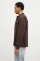 No Problemo cotton shirt Mini Problemo Longsleeve Work Shirt NP40115.02 brown AW24