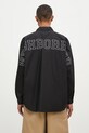 Ρούχα Βαμβακερό πουκάμισο NEIGHBORHOOD Dolmansleeve Shirt Longsleeve 242AQNH.SHM02 μαύρο