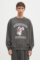 Pamučna dukserica NEIGHBORHOOD Pigment Dyed Sweat Shirt Longsleeve print siva 242UNNH.CSM01