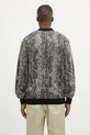 Clothing Wacko Maria silk blend jumper Python Knit Polo Shirt 24FW.WMK.KN14 beige