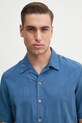 PS Paul Smith cămașă din bumbac albastru M2R.695U.P22251