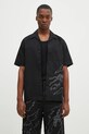 Maharishi camasa din bumbac Dpm: Sparse Bonsai Camo Shirt scurt negru 5336.BLACK