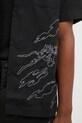Maharishi camasa din bumbac Dpm: Sparse Bonsai Camo Shirt negru 5336.BLACK