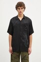Πουκάμισο Maharishi Peace Dove Embroidered Shirt casual μαύρο 5326.BLACK