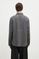 Abbigliamento Maison Kitsuné camicia in lana Overshirt MM00401WT0032 grigio
