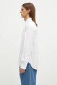 Хлопковая рубашка Maison Kitsuné Fox Head MM00409WC5010 белый AW24