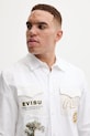 Хлопковая рубашка Evisu Evisu Logos & Wave Emb белый 2EAHTM4SL7040
