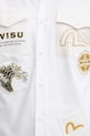 Хлопковая рубашка Evisu Evisu Logos & Wave Emb 2EAHTM4SL7040 белый