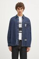 Ρούχα Τζιν πουκάμισο Evisu Daicock Printed 2EAHTM4DL1031 σκούρο μπλε