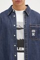Τζιν πουκάμισο Evisu Daicock Printed σκούρο μπλε 2EAHTM4DL1031