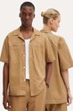 Sunnei camicia rilassato beige RTWXSHR004