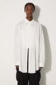 Y-3 camicia Graphic Shirt JE9273 bianco
