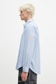 Clothing Martine Rose cotton shirt Classic Shirt 401WS02509 blue