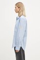 Bavlněná košile Martine Rose Classic Shirt modrá 401WS02509