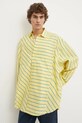 Бавовняна сорочка Sunnei RTWXSHR012 жовтий AW24