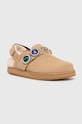 Semišové šľapky Kurt Geiger London Octavia Casual Sling Mule semišová koža béžová 2633540209.BEIGE