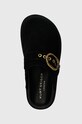 Замшеві шльопанці Kurt Geiger London Mayfair Casual Flat Mule чорний 1293100209.BLACK