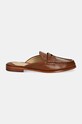 Кожаные шлепанцы Lauren Ralph Lauren Wynnie Mule 802943791002.270 коричневый AW24