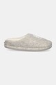 Παντόφλες Tommy Hilfiger TH EMBROIDERED BASICS SLIPPER FW0FW08135 γκρί AW24