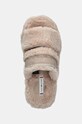 Тапки Tommy Hilfiger HILFIGER FUR BASICS SLIPPER бежевый FW0FW08343