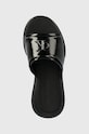 Pantofle Calvin Klein Jeans CHUNKY COMF SLIDE MTR černá YW0YW01506