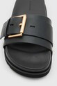 Obuwie AllSaints klapki skórzane Ellie Stud W029FA.BLK czarny