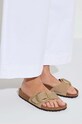 Birkenstock papuci din nubuc Madrid Big Buckle 1024009