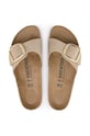 Birkenstock infradito in nubuck Madrid Big Buckle 1024009 beige