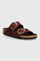 Kožne natikače Birkenstock Arizona Big Buckle ostalo bordo 1027988