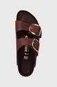 Kožne natikače Birkenstock Arizona Big Buckle bordo 1027988