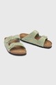 Încălțăminte Birkenstock papuci din piele Arizona SFB 1027962 verde
