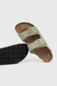 Birkenstock papuci din piele Arizona SFB 1027962 verde